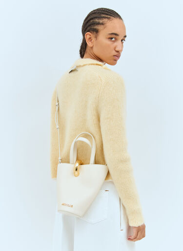 Jacquemus Le Petit Bambola Bucket Bag Cream jac0258045