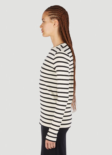 Jil Sander+ Striped Long Sleeved T-Shirt White jsp0251014