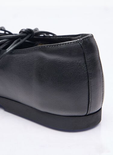 Our Legacy Laced Ballerina Flats Black our0258026