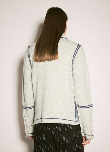 Kiko Kostadinov Rolled Neck Sweater Grey kko0158011