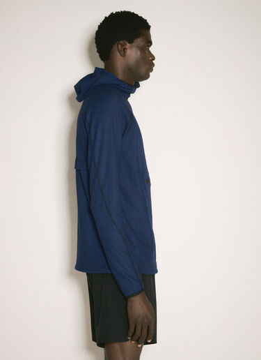 District Vision Hooded Running Mudlayer Sweater Navy dtv0158005