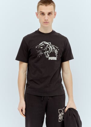Puma x Noah Logo Print T-Shirt White pun0158002