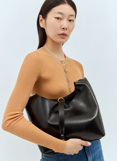 Chloé 小号 Marcie 新月包 黑色 chl0257023