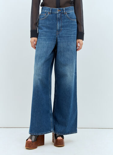 Chloé Wide-Leg Jeans Blue chl0257006