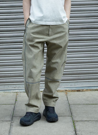 Massimo Osti Studio Alcantara® Lined Pants Khaki mao0158003