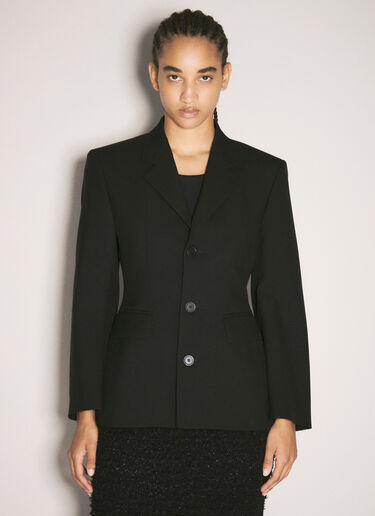 Balenciaga Hourglass Blazer Black bal0257007