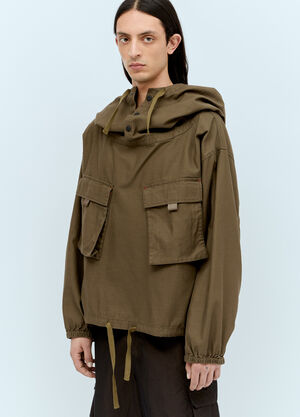 Burberry Miltary Cloth Smock Jacket Green bur0155040