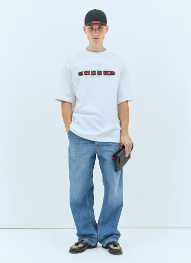 Gucci Logo Print T-Shirt White guc0157008