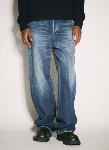 Saint Laurent High-Rise Jeans Blue sla0158001