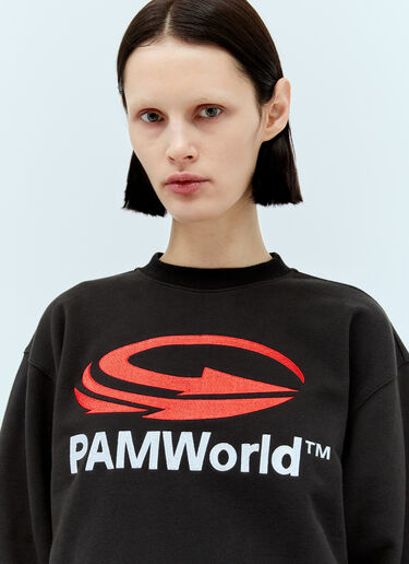 P.A.M. P.A.M ワールド 2.0 スウェットシャツ ブラック pam0357011