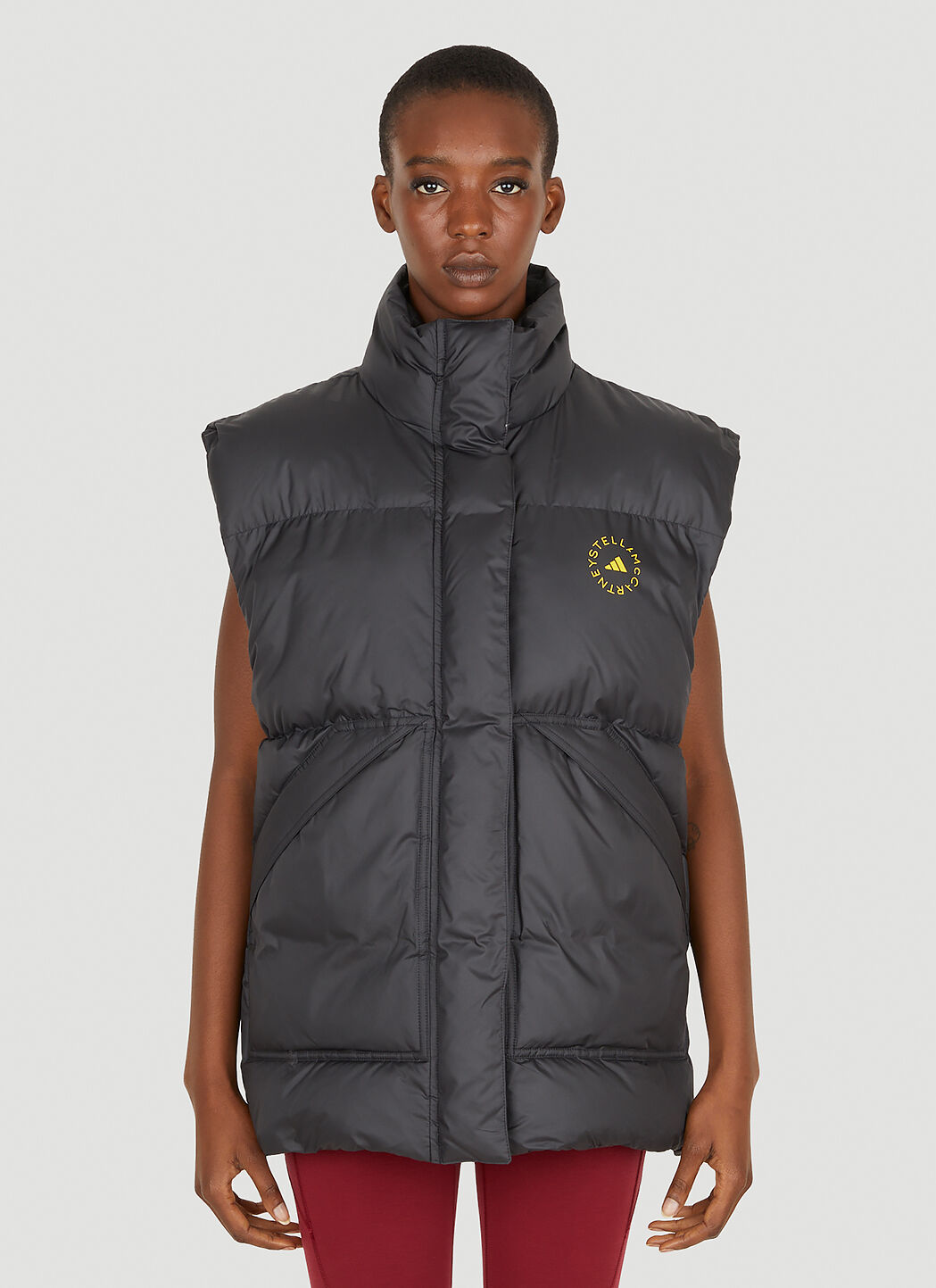 Buy Olive Plain Sleeveless Puffer Jacket with Detachable Hood Online at  Bewakoof