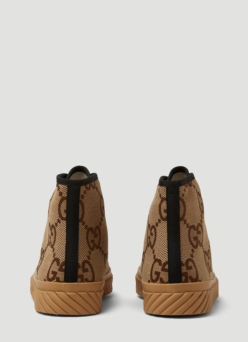 Gucci Tortuga High Top Sneakers in Camel | LN-CC