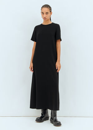 Saint Laurent Robi Maxi Dress Black sla0254023