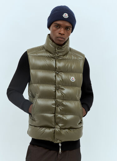 Moncler ロゴパッチビーニー  ネイビー mon0158033