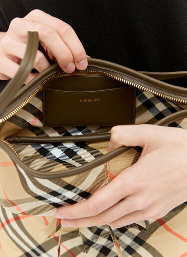 Burberry Check Mini Shoulder Bag Beige bur0257026