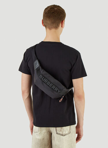 Burberry Sonny Recycled-Nylon Belt Bag in Black