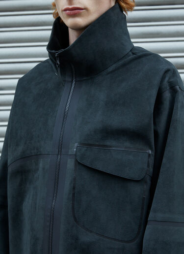 Massimo Osti Studio Alcantara® Pidgeon Jacket Black mao0158006