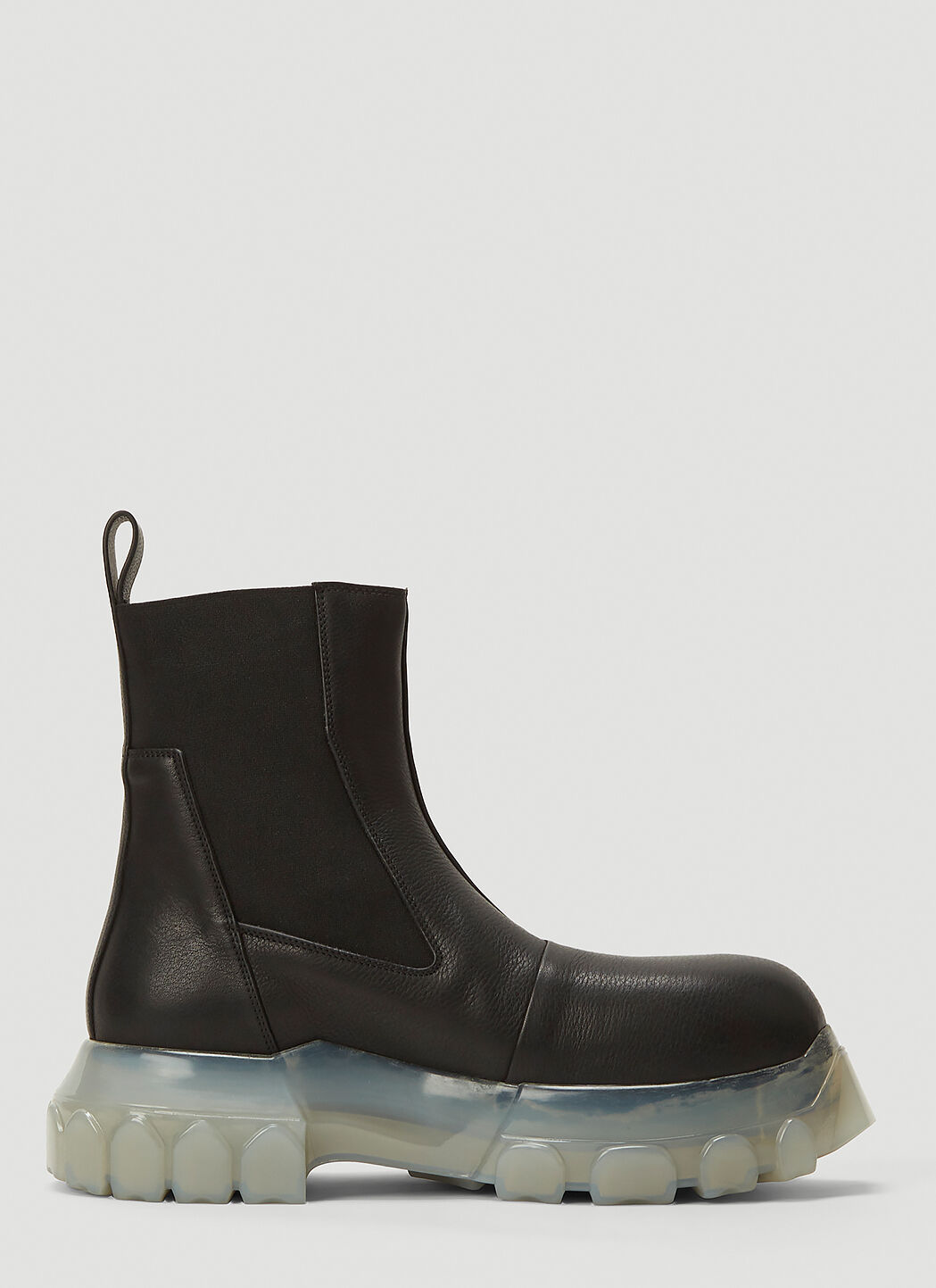 Rick Owens Bozo Tractor Beetle Boots in Black | LN-CC