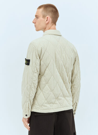 Stone Island Quilted Jacket Beige sto0158016