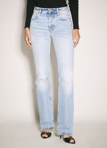 Saint Laurent Low-Rise Straight Jeans Blue sla0257021