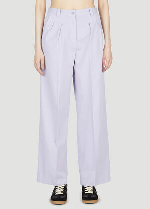 A.P.C. Tressie Wide Leg Pants Blue apc0255012