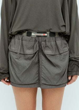 Alexander Wang O-Misis Mini Skirt Black awg0257003