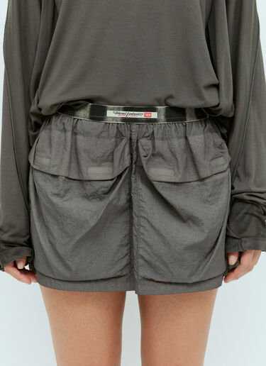 Diesel O-Misis Mini Skirt Grey dsl0257021