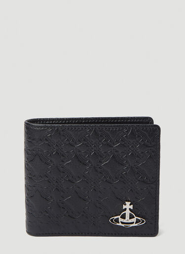 Vivienne Westwood Black Embossed Wallet for Men