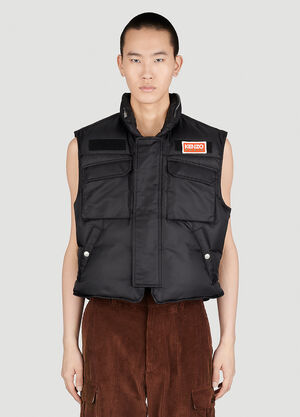 Kenzo x Levi's Quilted Cargo Vest Blue klv0156002