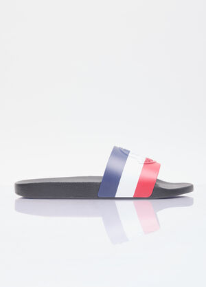 adidas Originals by SPZL Basile Logo Print Slides Black aos0157017