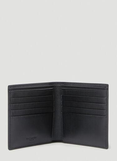 Saint Laurent Patent Bi-Fold Wallet Black sla0154037