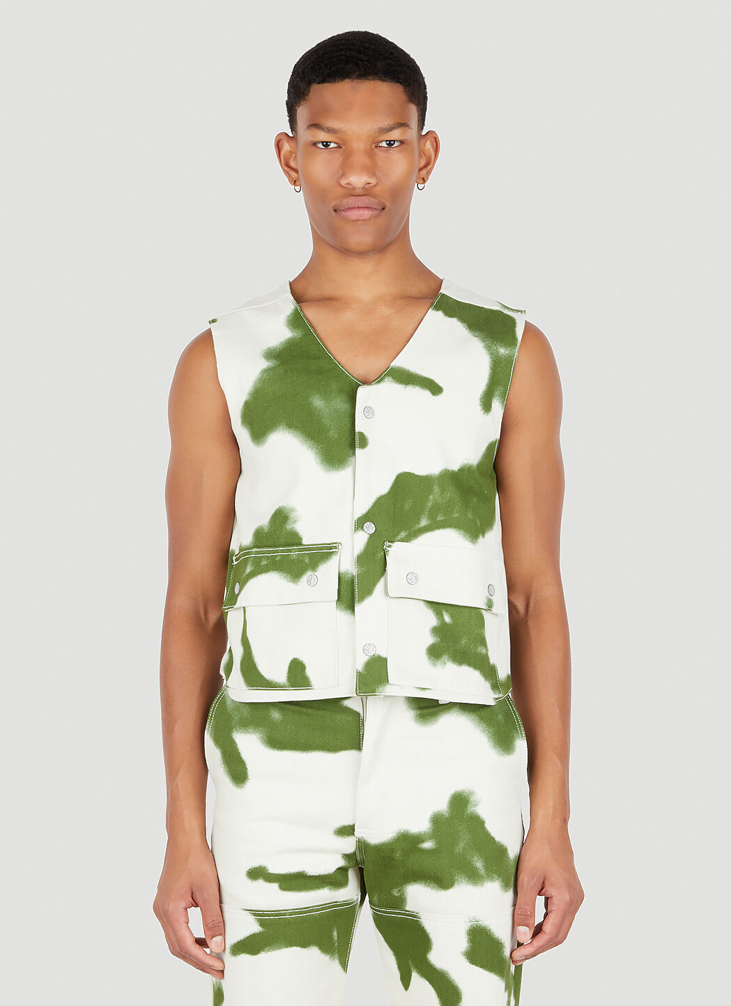 Buy WOODLAND Mens Camouflage Sleeveless Multi-Color Jacket Online