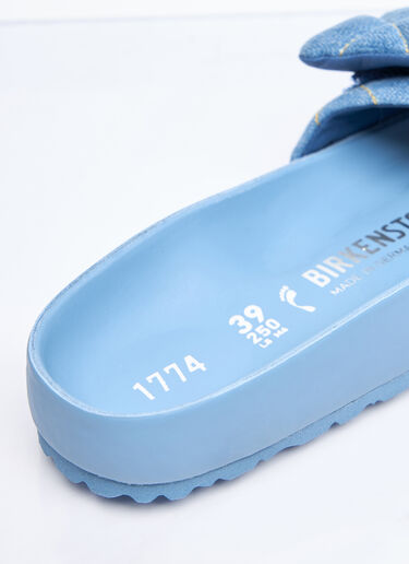 Birkenstock 1774 Sylt Stone Washed Denim Slippers Blue brs0258005