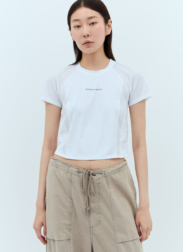 RUNNING ORDER Cassey Crop T-Shirt White run0356004