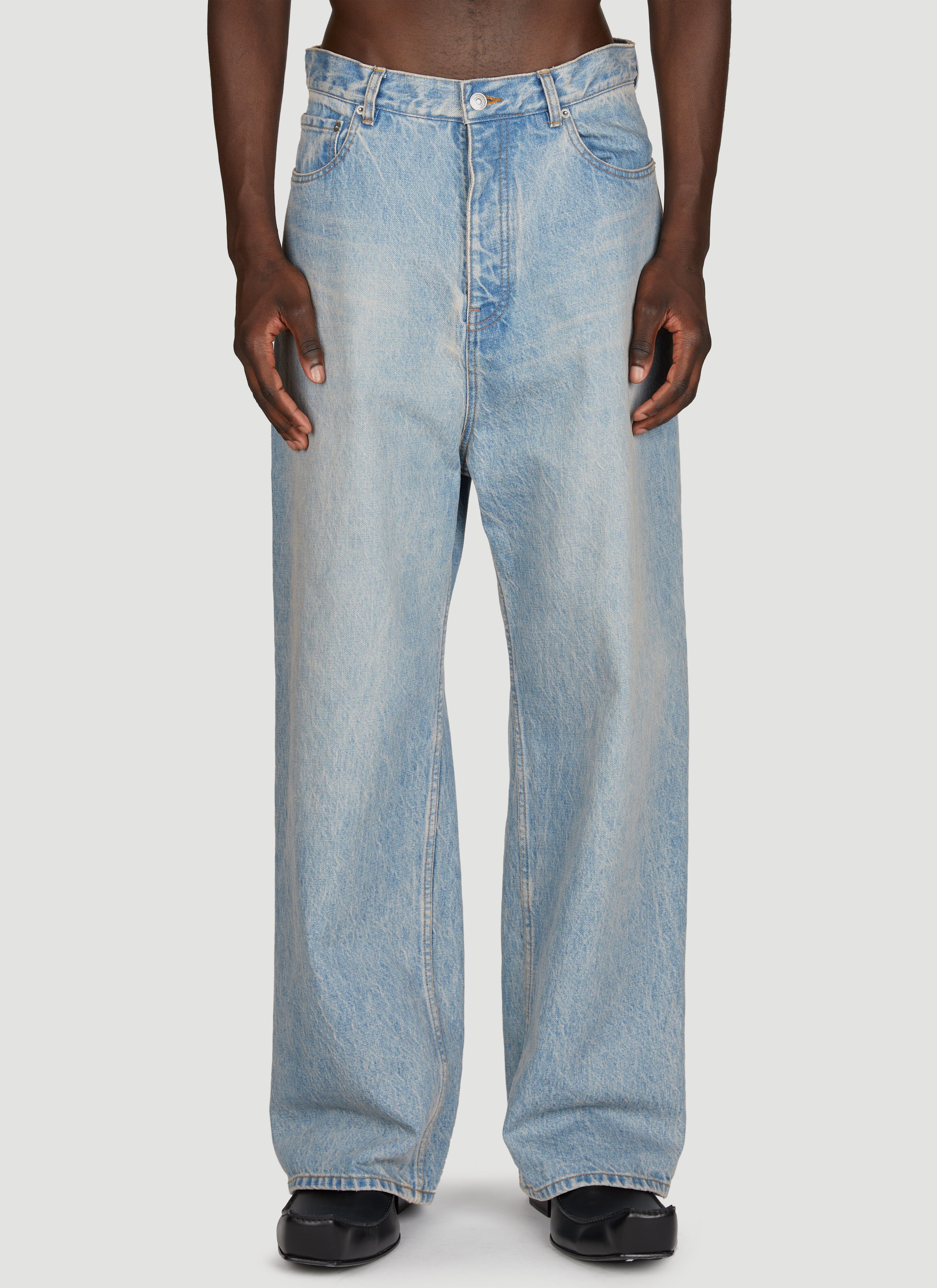 Acne Studios Flared Jeans Blue acn0157005