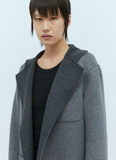 TOTEME Patch Pocket Doublé Wool Jacket Grey tot0256015