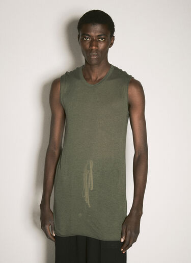 Rick Owens Jersey Tank Top Green ric0157002