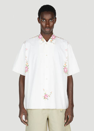 Diomene Floral Embroidered Shirt 블랙 dio0153001