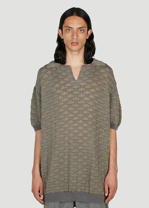Brain Dead Sphere Knit Polo Shirt Multicolour bra0156015