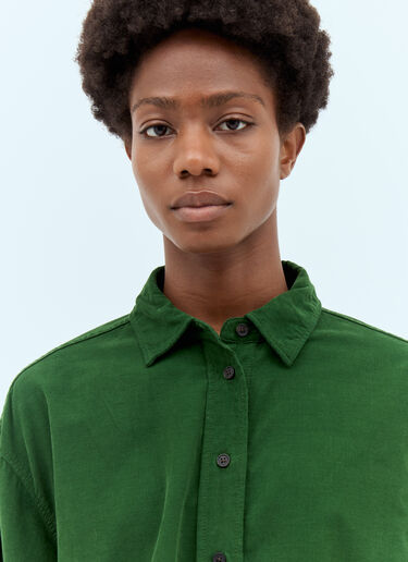 The Row Penna Shirt Green row0256027