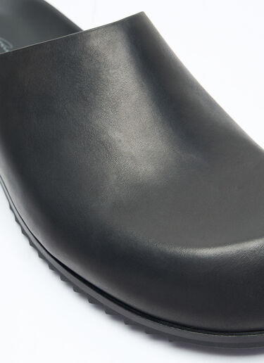 Rick Owens Leather Mules Black ric0157027