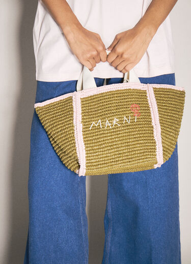 Marni シロ スモール ショッパーバッグ グリーン mni0257031