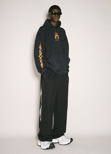 Balenciaga Burning Unity Baggy Trackpants Black bal0157002