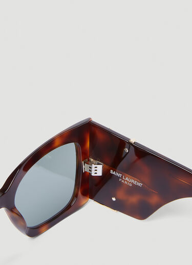 Saint Laurent Blaze Tortoiseshell Sunglasses Brown sla0252110