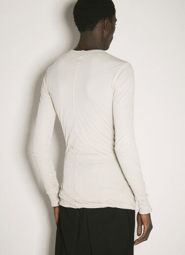 Rick Owens Double Layer T-Shirt Off white ric0157015