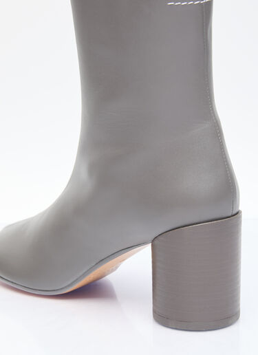 MM6 Maison Margiela Anatomic Ankle Boots Grey mmm0255019