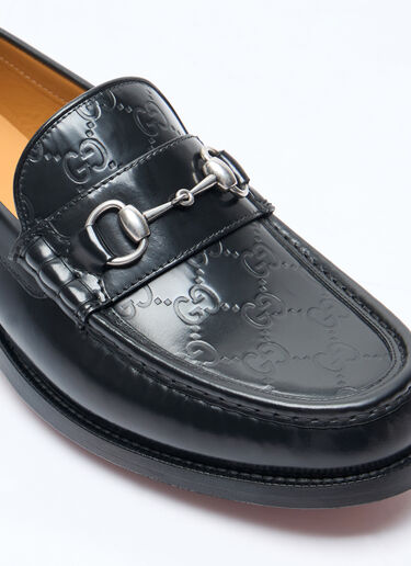 Gucci GG Horsebit Loafers Black guc0157039