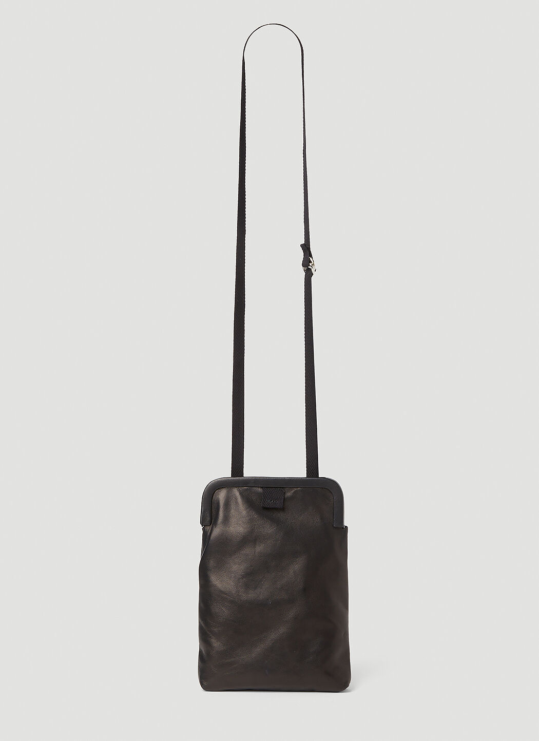 Ann Demeulemeester Ferry Pouch Crossbody Bag in Black | LN-CC®