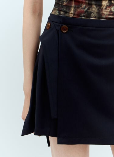 Vivienne Westwood Meghan 短褶裙 黑色 vvw0257029