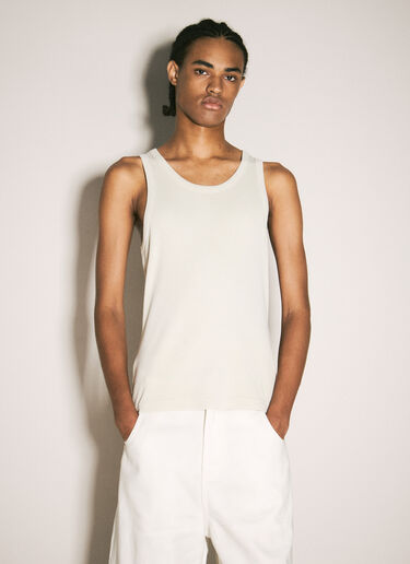 Entire Studios Ribbed Tank Top Cream ent0157019